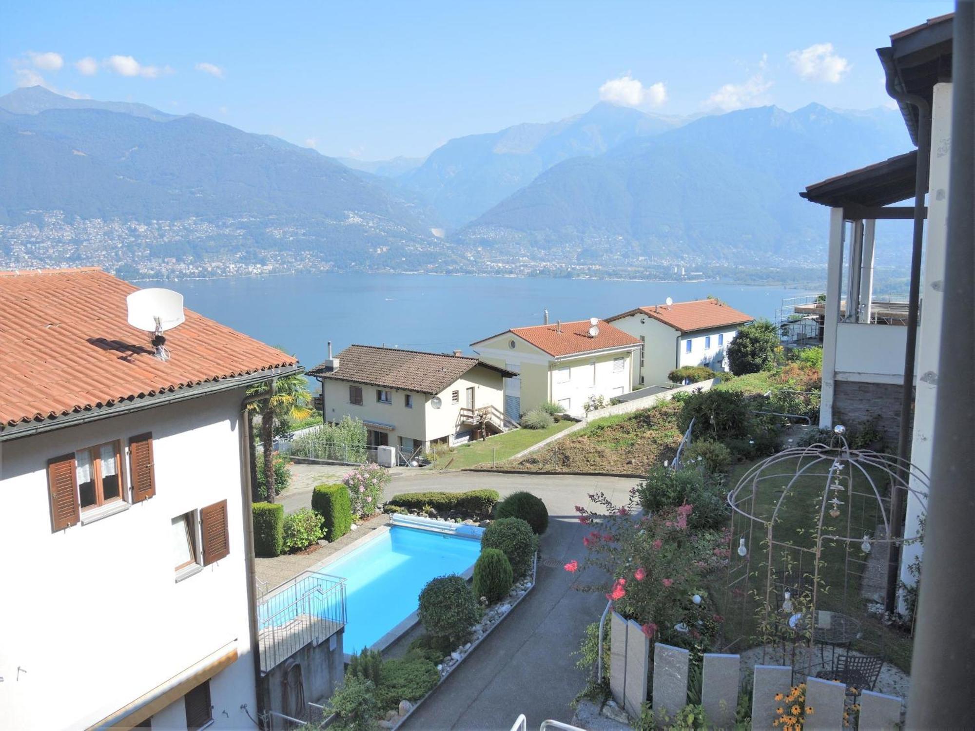 Residenza Al Castagno Duplex By Fewotessin Piazzogna Exterior foto